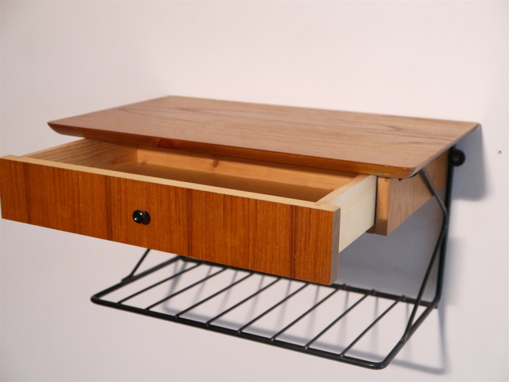 Scandinavian vintage hanging shelf