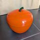 Plastic apple orange ice bucket