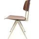 Lot of 4 vintage school chairs Galvanitas S16 Netherlands