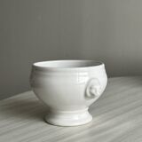 4 white porcelain bowls