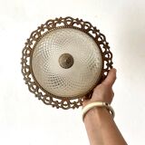 Vintage ceiling light in retro style