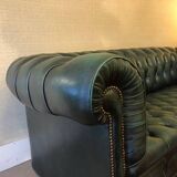 Canapé chesterfield vert