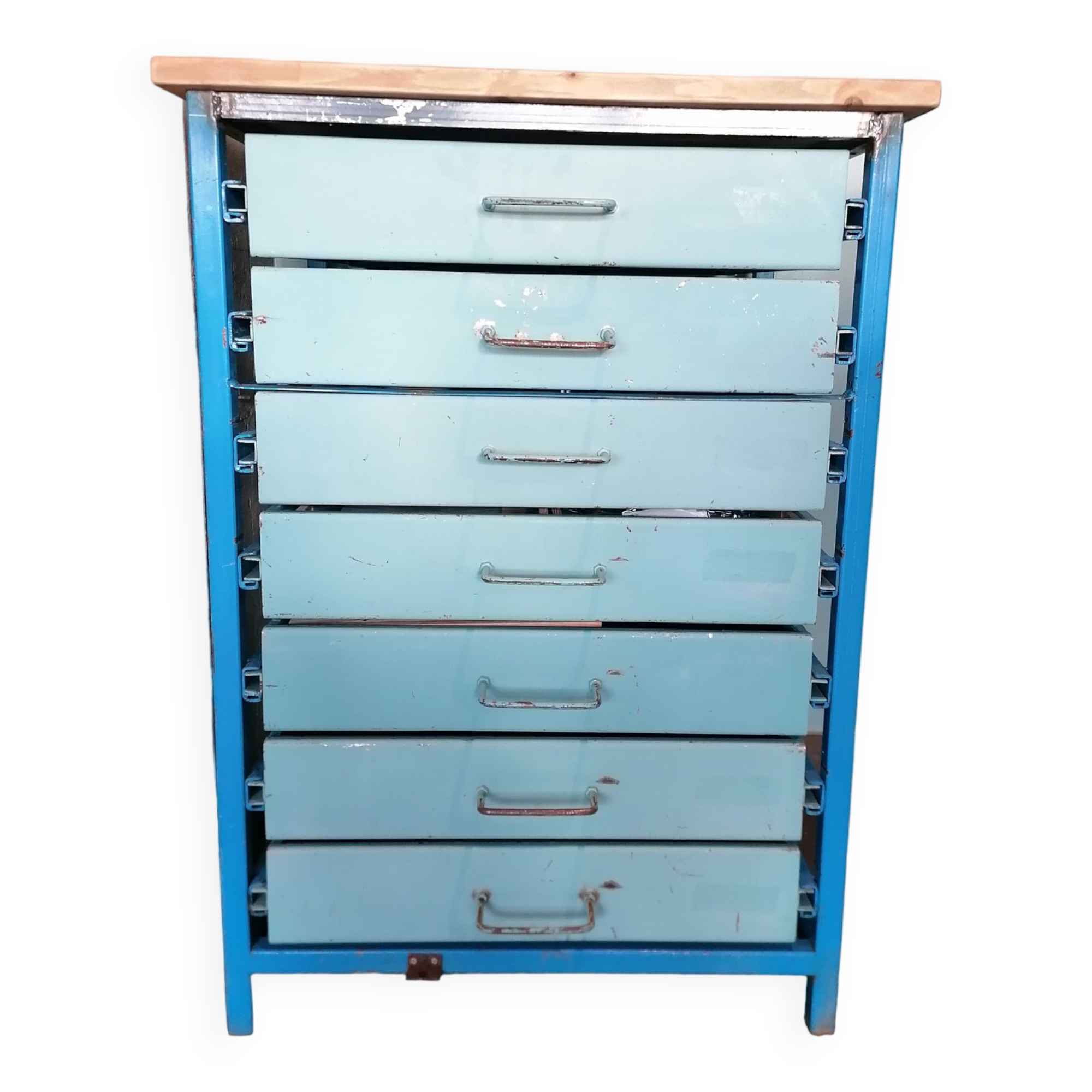 Vintage workshop service, old garage maid