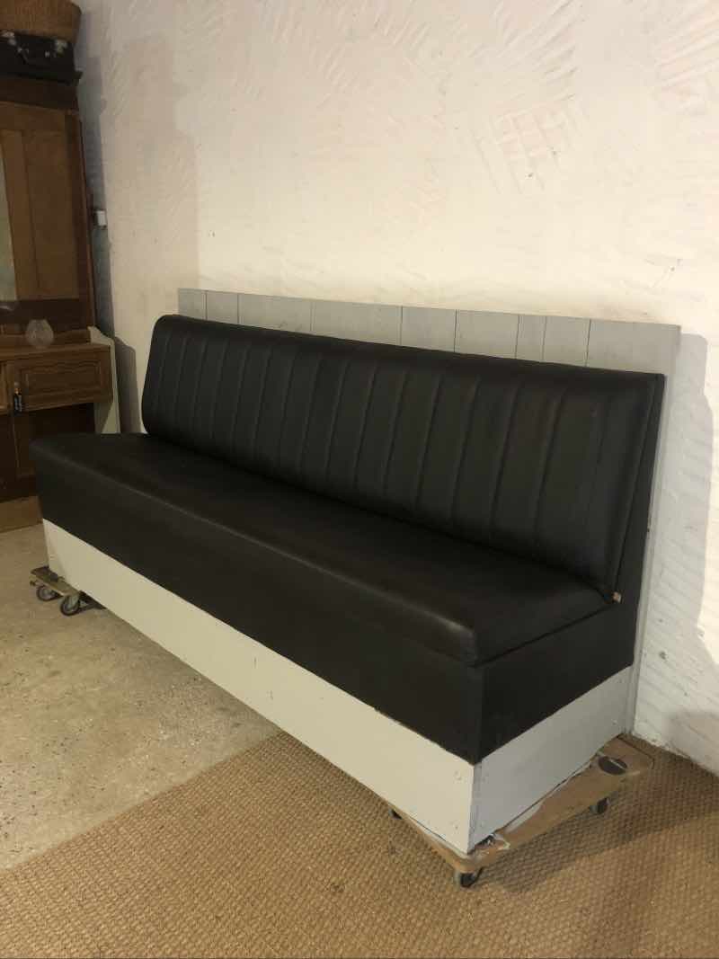 Bench Skaï vintage bistro