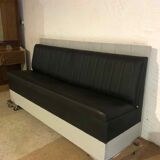 Bench Skaï vintage bistro