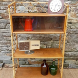 Rack in rattan and bamboo