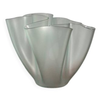 Vase “Cartoccio” attribué à Pietro Chiesa pour Fontana Arte, Italie, vers 1