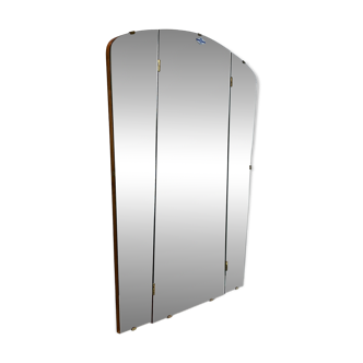 Wall mirror with swivel wings by Unionsglas, 1950s