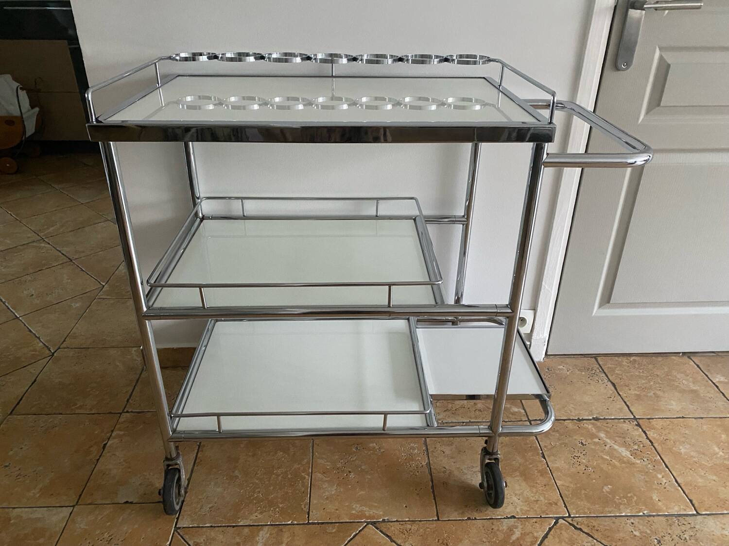 Vintage dessert trolley