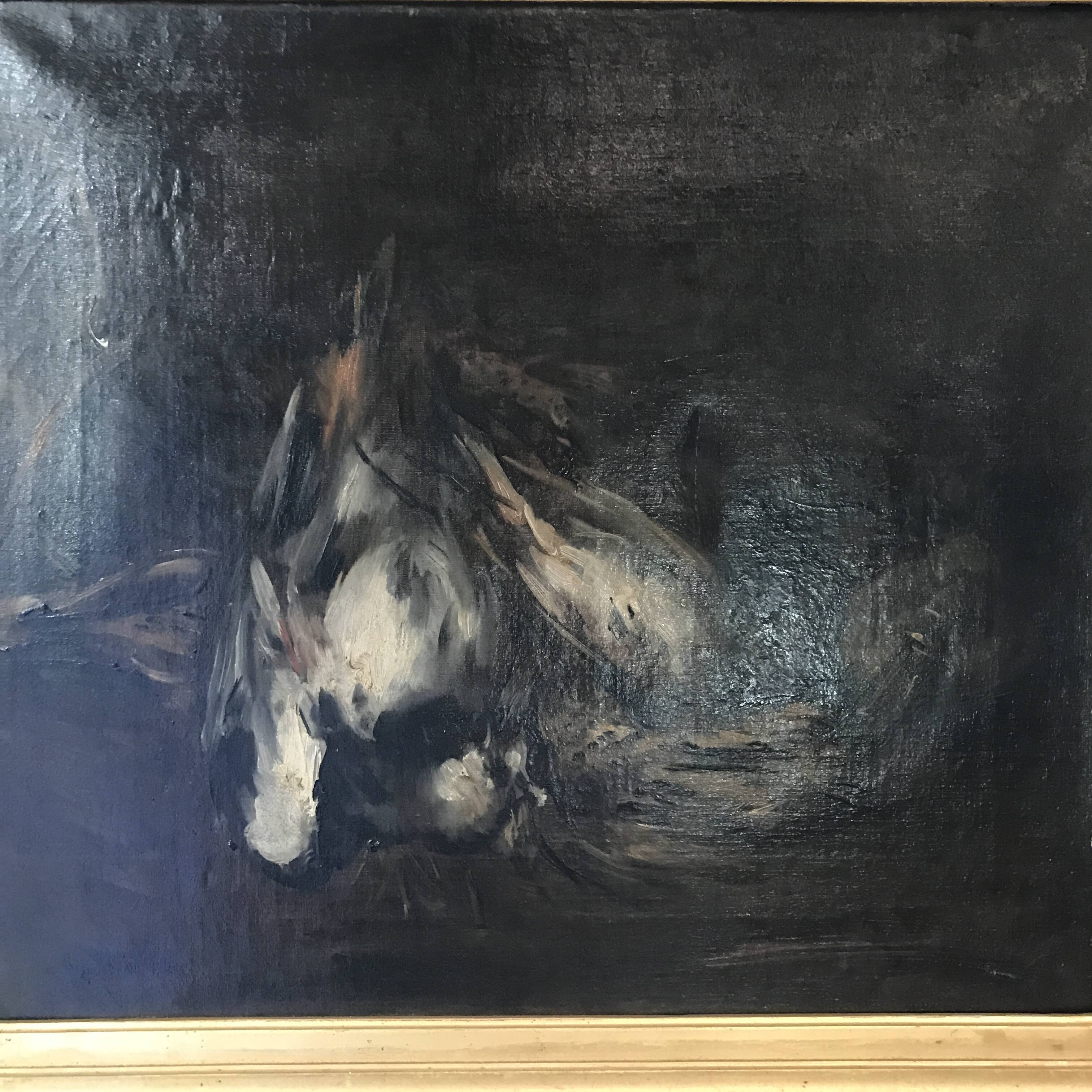 Painting by Antoine Vollon