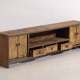 Antique wabi sabi style low cabinet (c.1900)