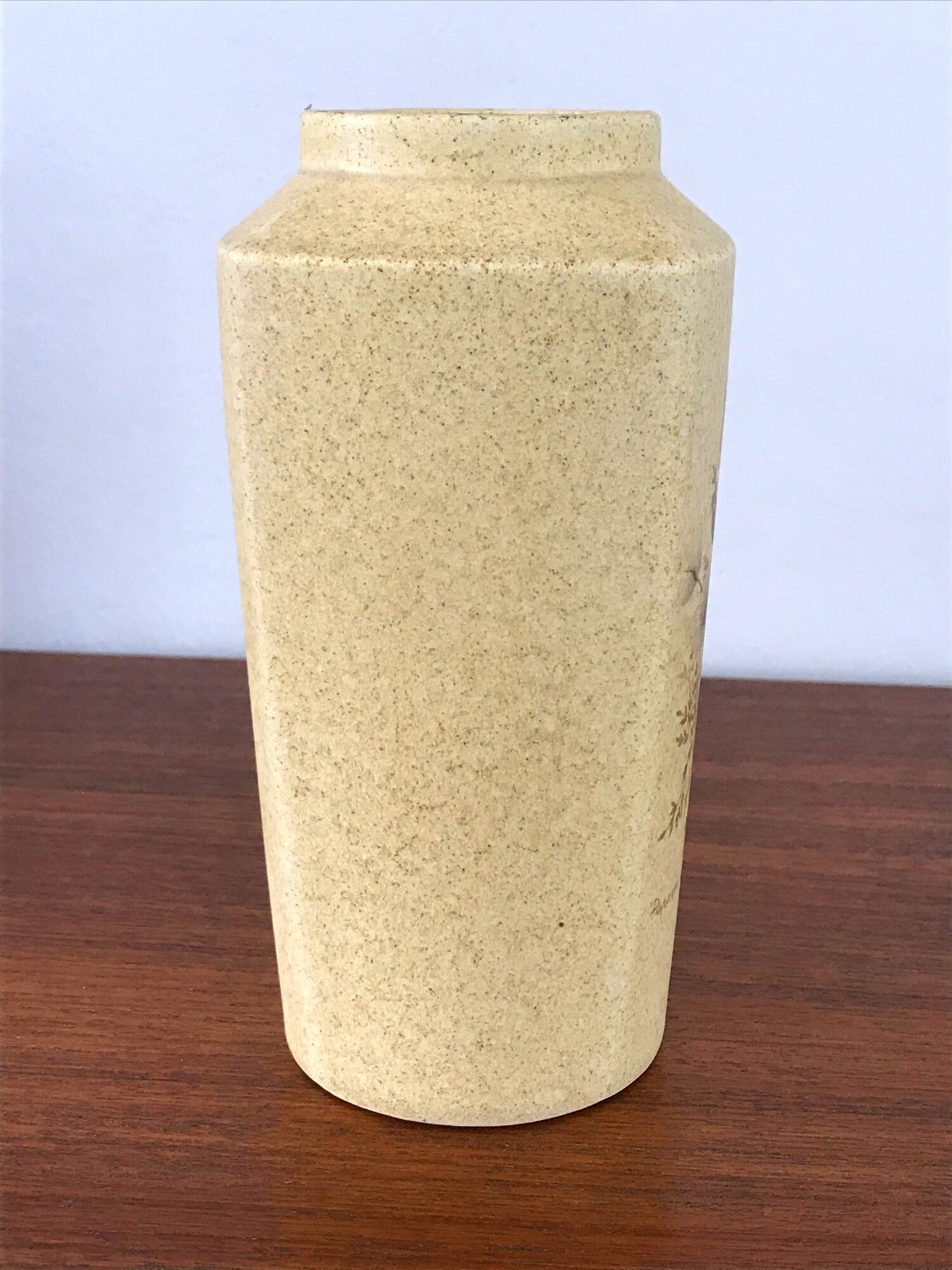 Vintage stoneware vase 70s