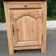 Louis-Philippe confiturier buffet from the 19th century, renovated in raw solid cherry wood.