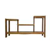 Modernist style oak side table, Netherlands 1960s