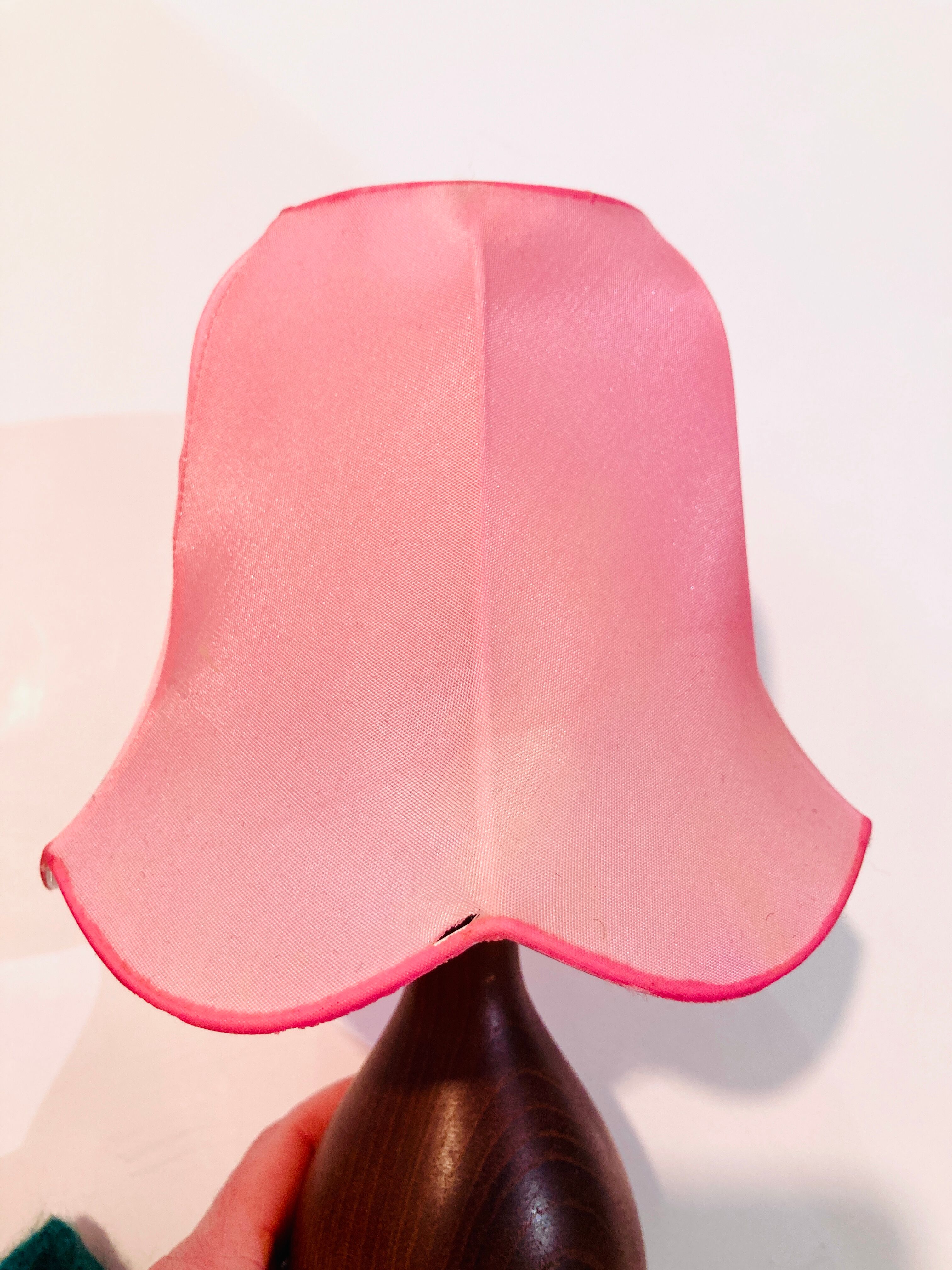 2 bedside lamps pink spirit 40s-50s