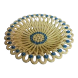 woven ceramic cup signed Foucard Jourdan Vallauris 1950