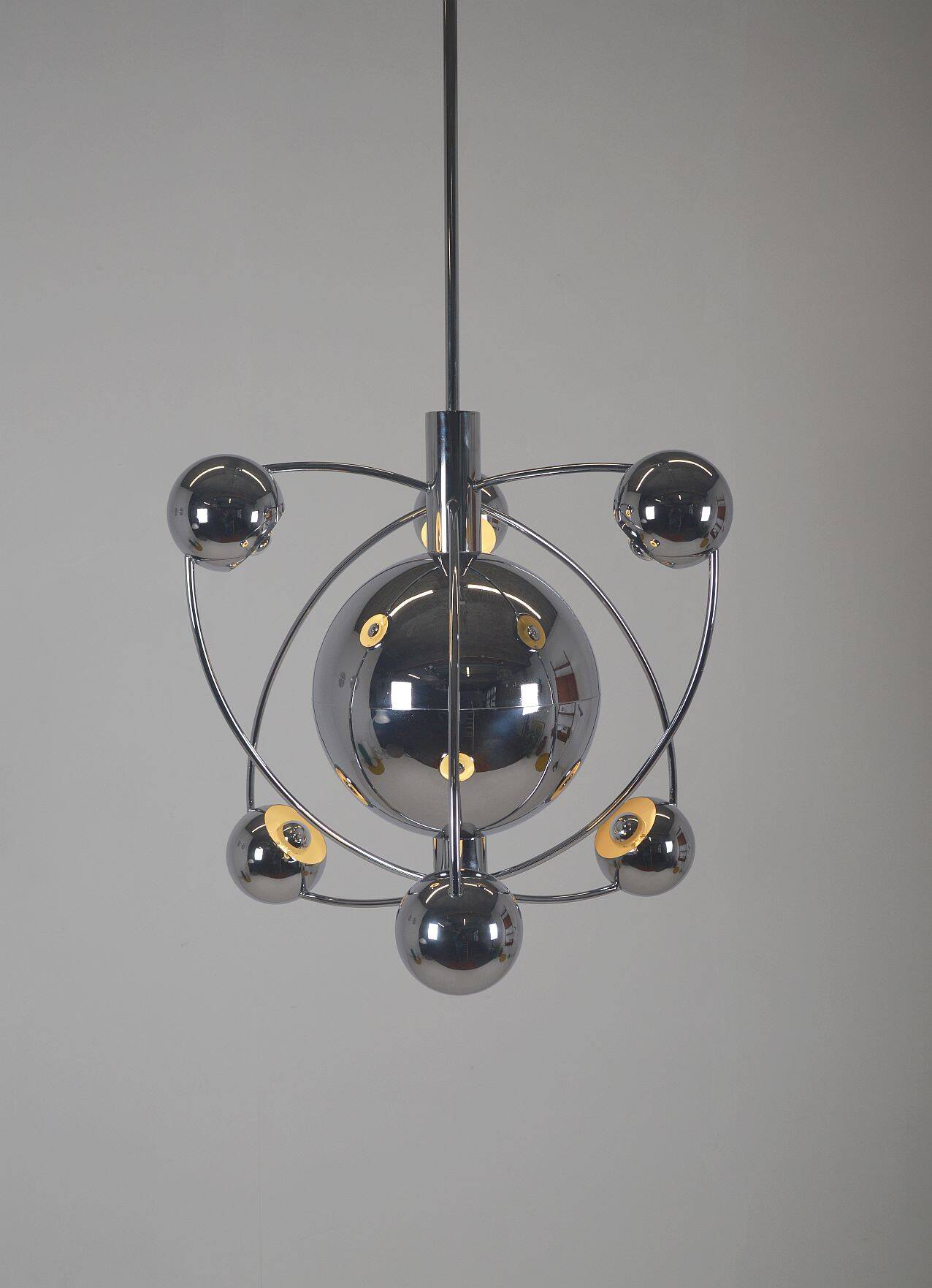 Italian 'Satellite' chandelier designed by Goffredo Reggiani, 1960s
