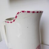 Gien ironstone pitcher jug, Tangier model 210796