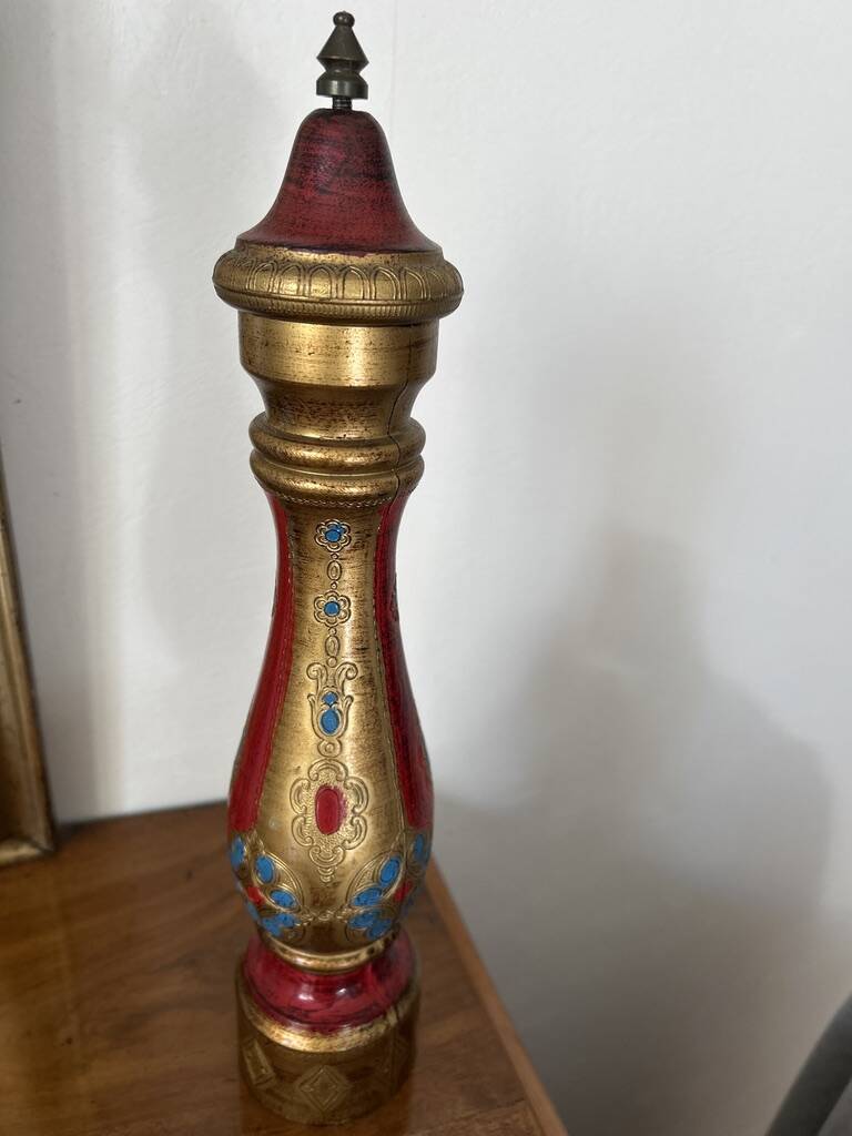 Poivrier florentin bois polychrome