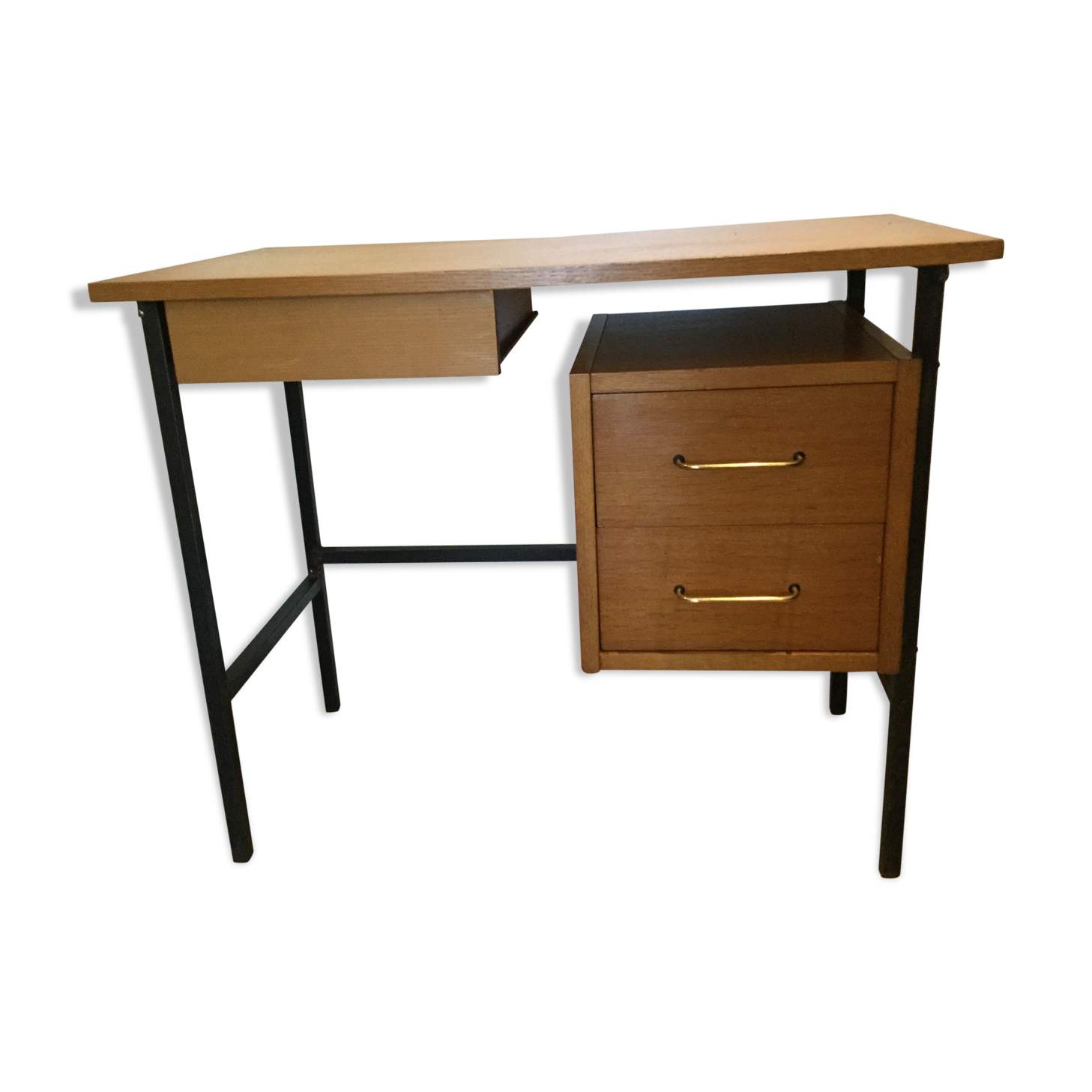 Minimalist desk 60s 70s