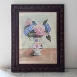 Watercolour Hydrangeas in Quimper Jug