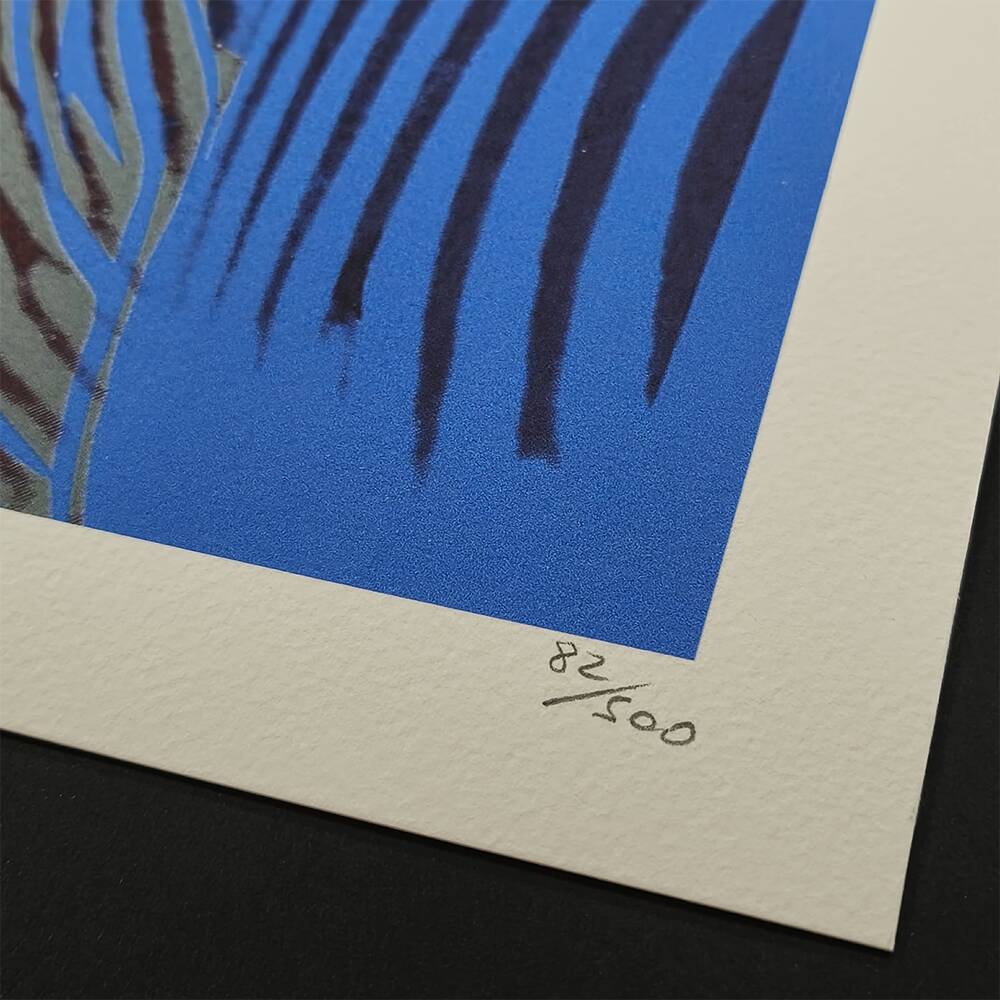 Limited Edition Lithograph "Grevy's Zebra" by Andy Warhol