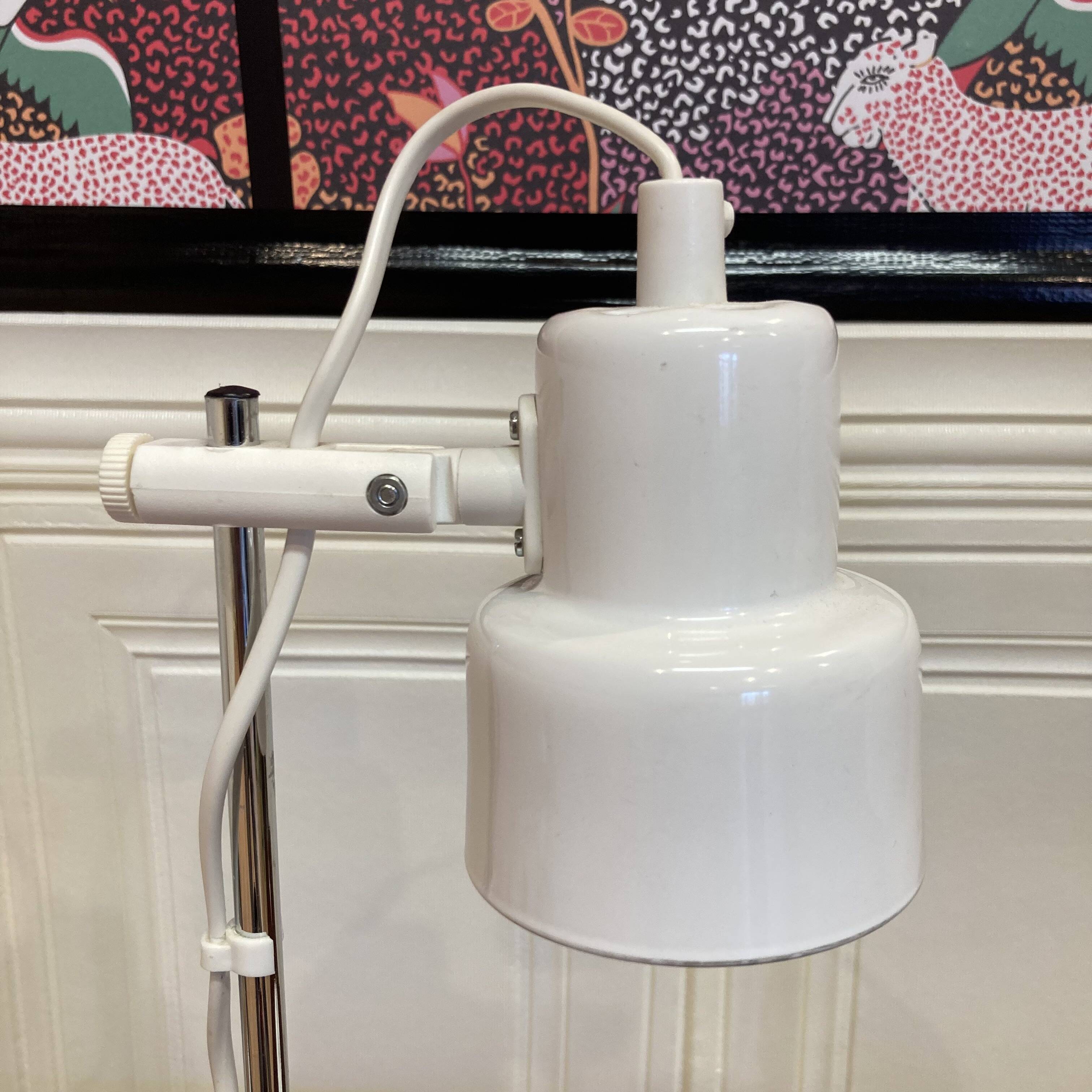 Pair of modular metal lamps, Scandinavian design.