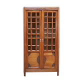 Armoire vitrine vintage en bois
