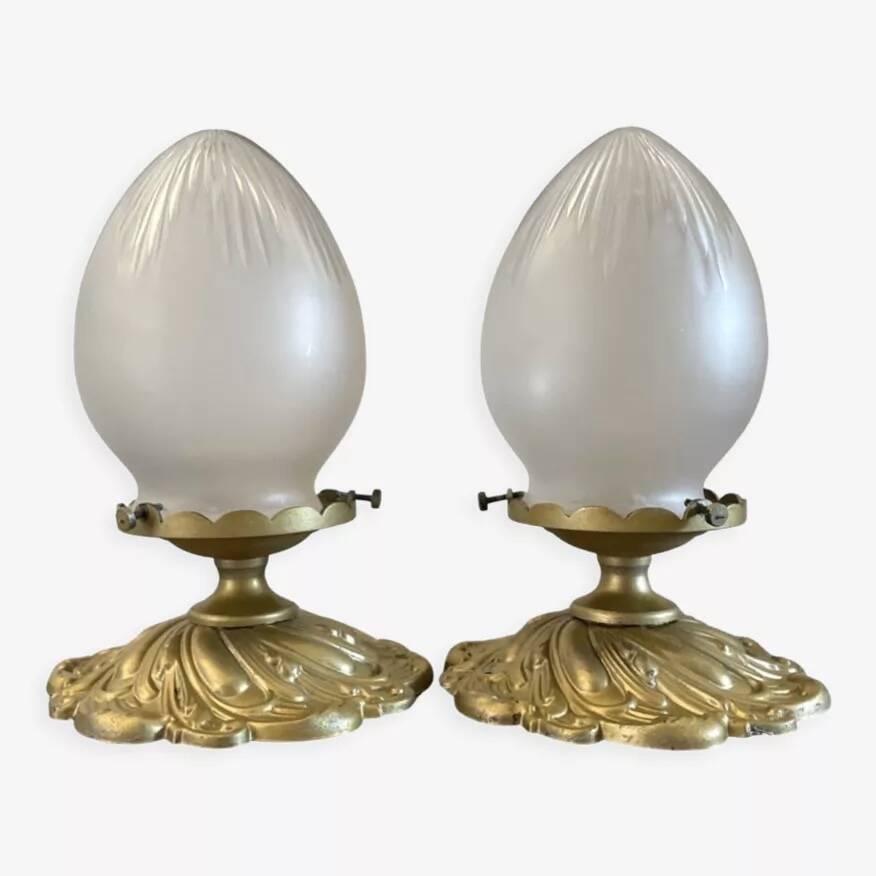 Set of two Art Deco ceiling lights