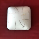 Retro opaline ceiling lamp