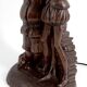 Lampe sculpturale « Don Quichotte, Sancho Panza », Forêt-Noire, vers 1950