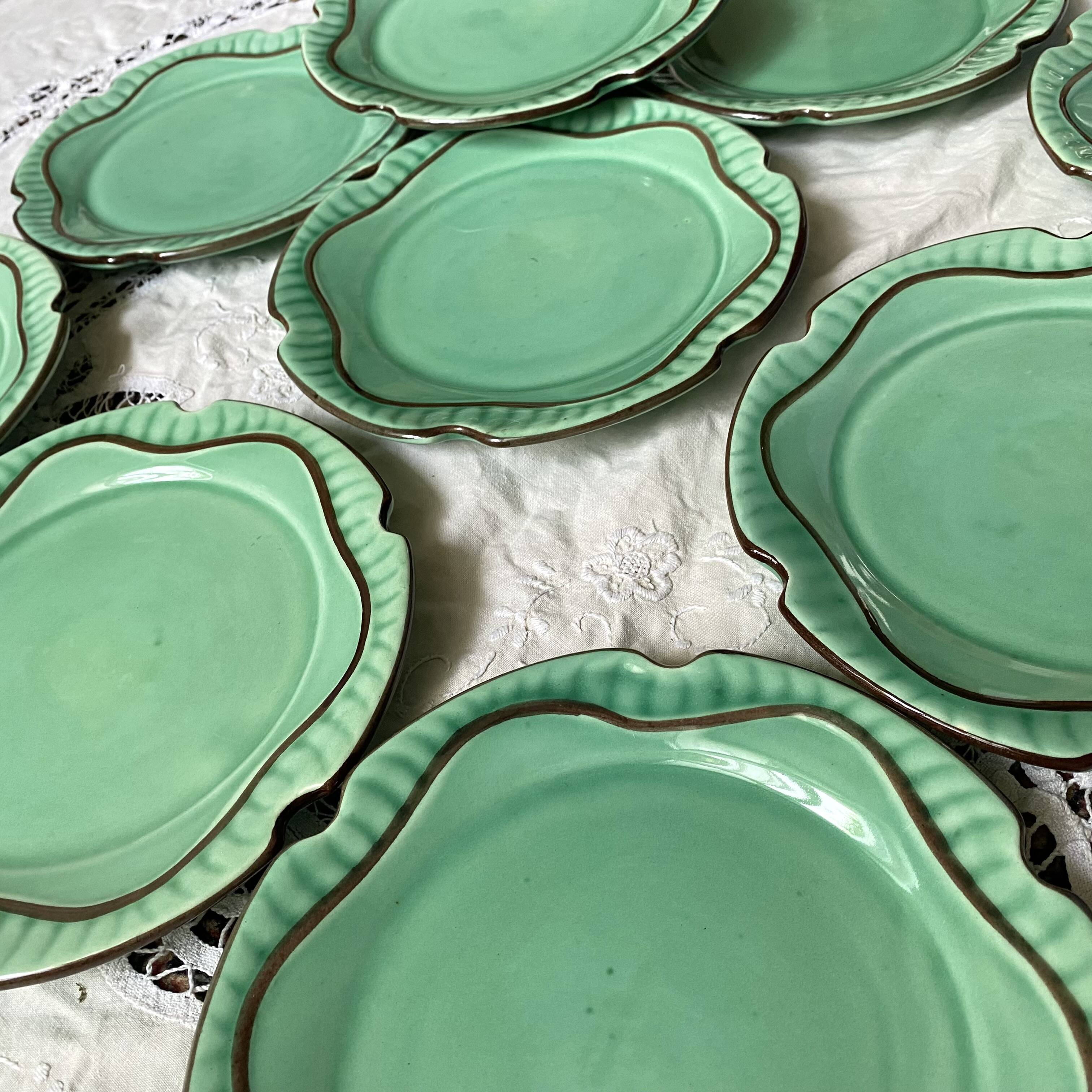 Vallauris dessert plates from the 50s and 60s