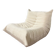 Vintage space age design Togo white armchair.