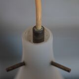 Vintage pendant light, white opaline water drop pendant light, opaline chandelier