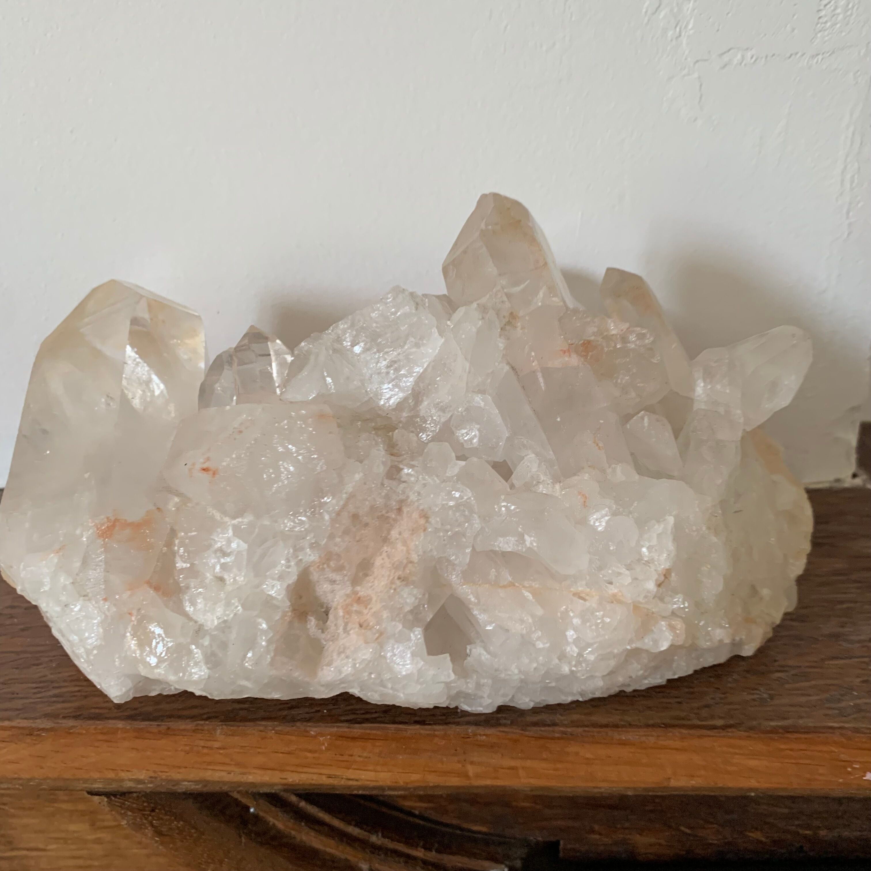 Géode de cristal de roche 24 cm