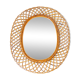 Mid- Century Modern Sunburst Bamboo Mirror, Franco Albini, Italy 1960s