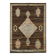 Handmade Tribal Decorative 173 cm x 238 cm Brown Wool Carpet