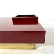 Table basse carrée, Design italien, années 80