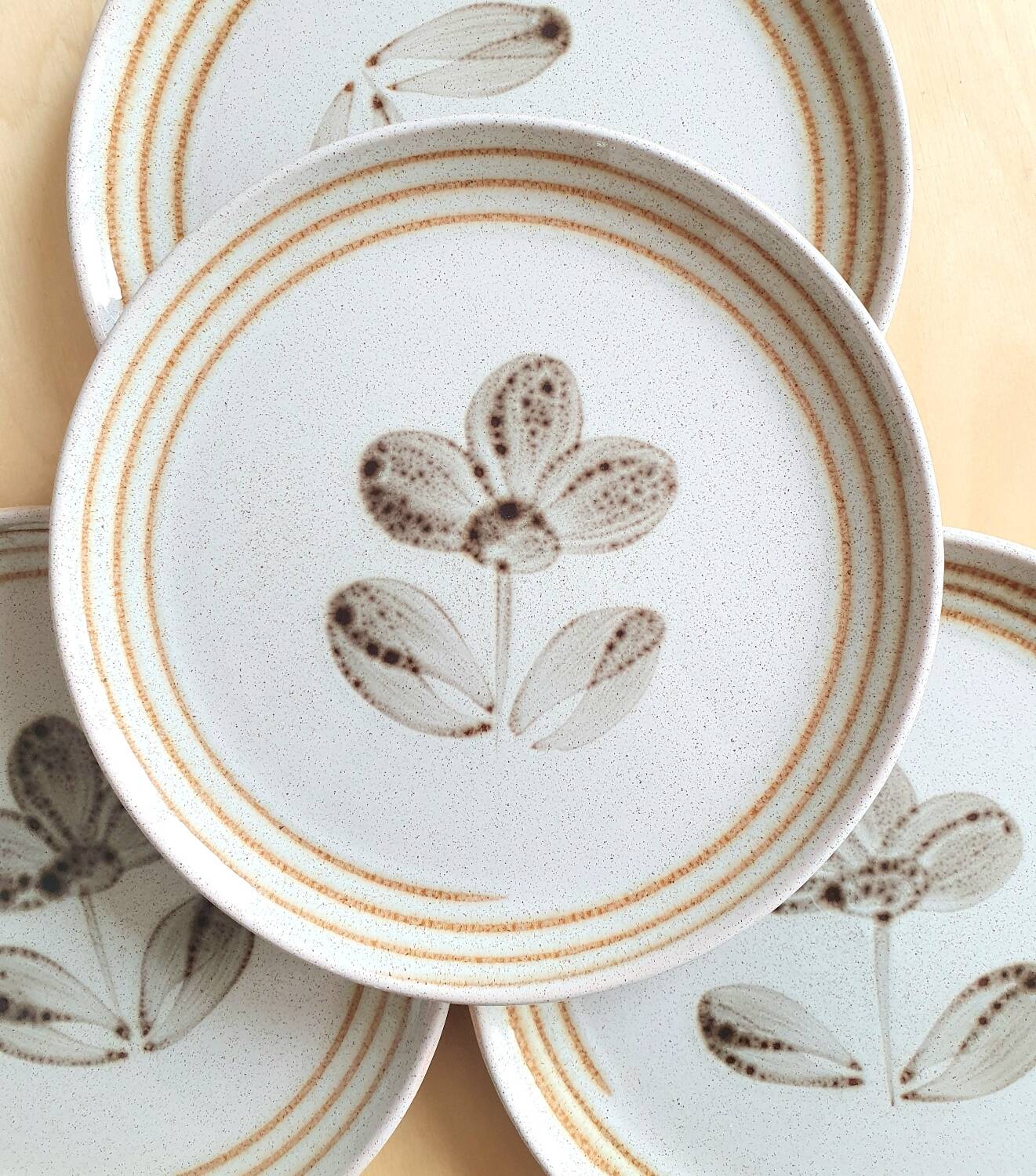 Vintage Sarreguemines dessert plates