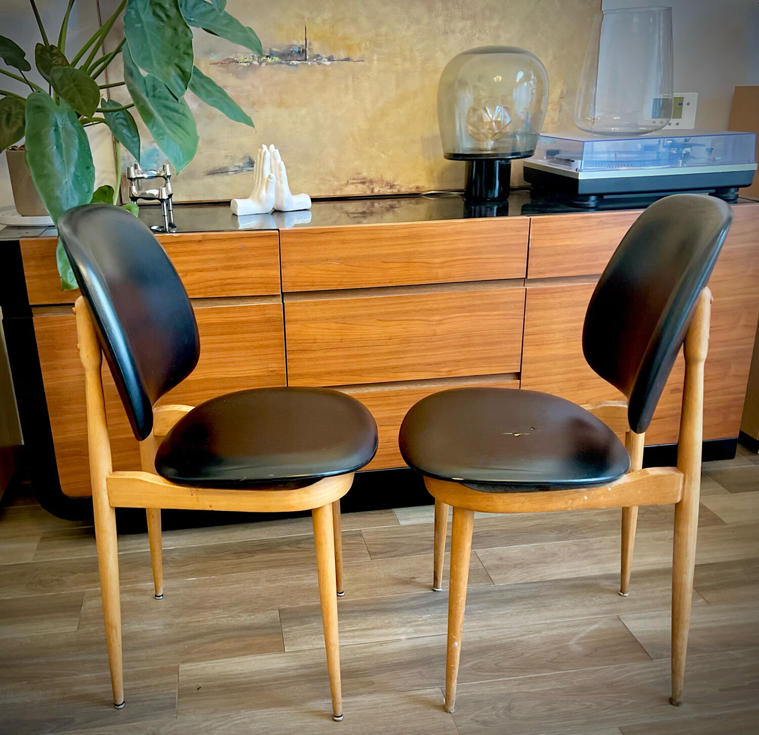 Vintage chair Pierre Guariche – model Pégase, Baum edition