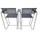 Style Pilastro - Postmoderne - (2) chaises - acier perforé - design néerlandais
