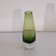 Vase vintage scandinave en verre 1960
