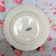 Large Plat Rond Former Digoin Sarreguemines Liseré Bleu Vichy Vintage