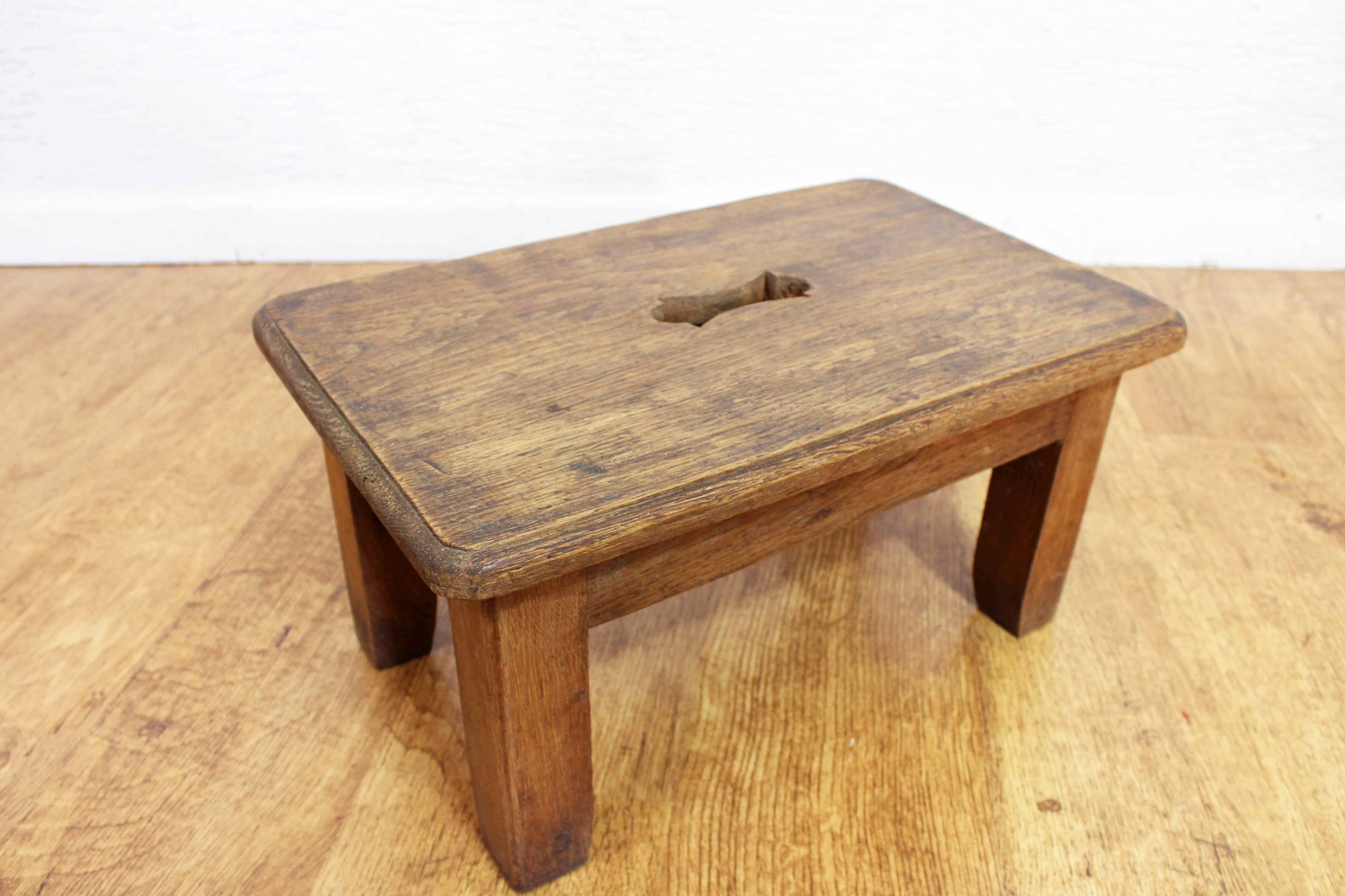 Oak stool