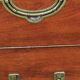 Navy dresser, solid mahogany, National Airy, with handles