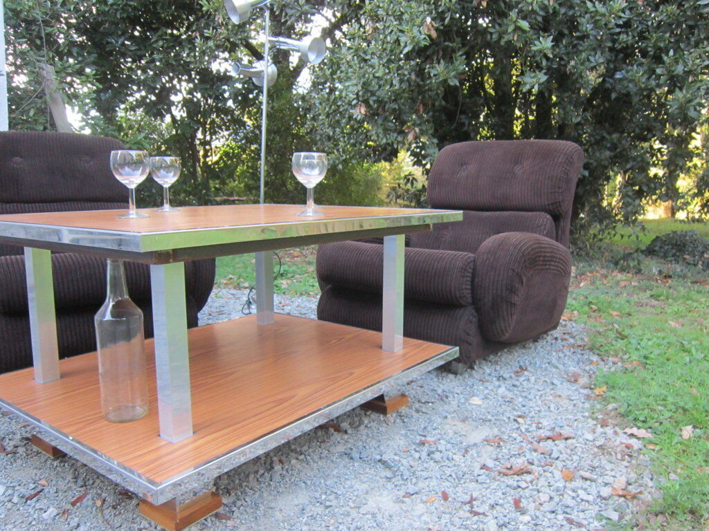 Coffee table design vintage formica