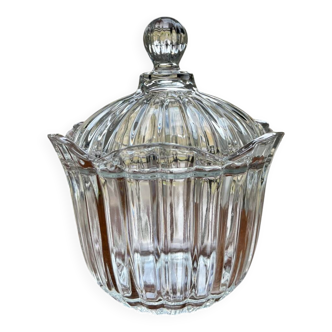 Sucrier, bonbonnière en verre