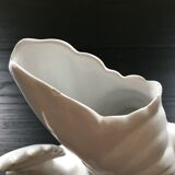 White rooster vase