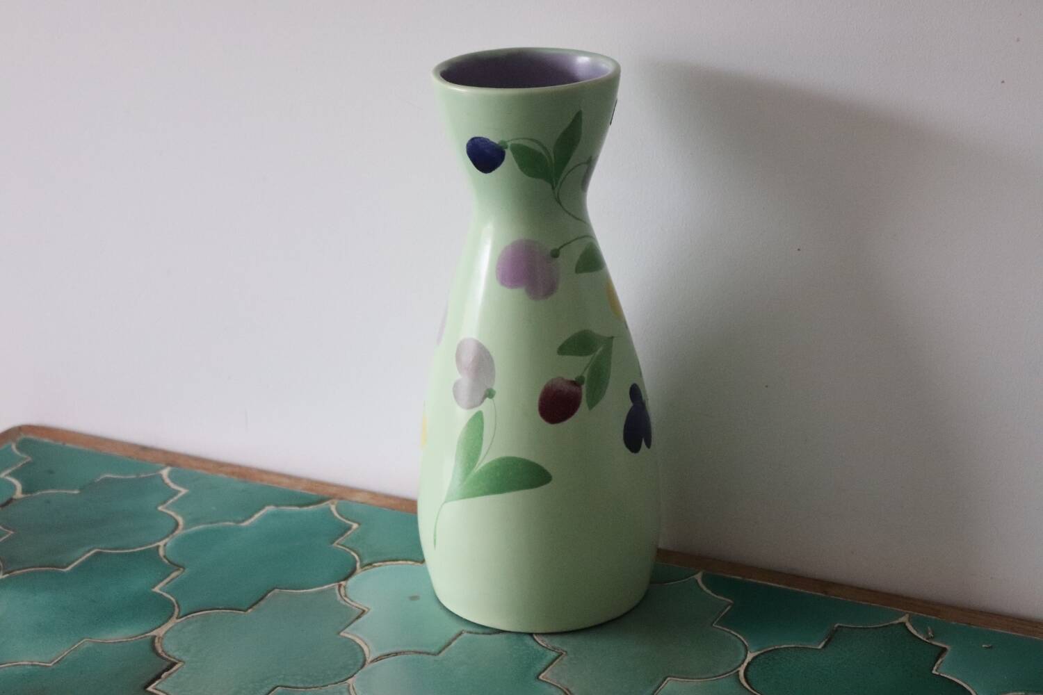 Saint Clement green ceramic vase