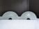Pair of modernist 80s wall lights